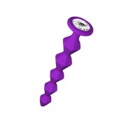 Анальная Цепочка с Кристаллом Emotions Buddy Purple