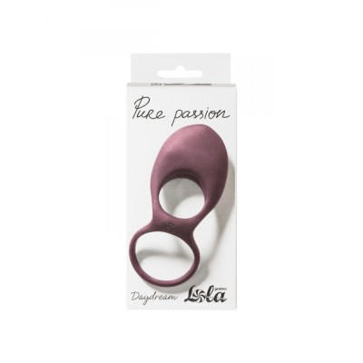 Эрекционное виброкольцо Lola Games Pure Passion Daydream Wine Red