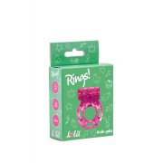 Эрекционное кольцо с вибрацией Rings Axle-pin pink