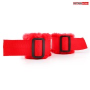 Наручники Текстиль, красные