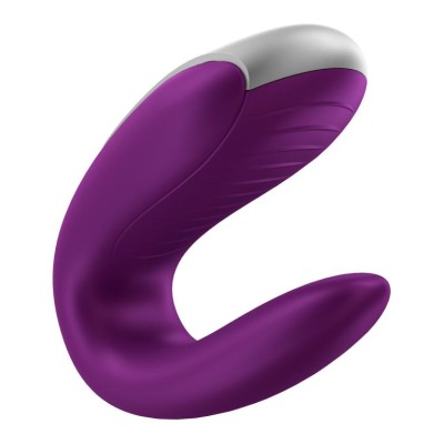 Парный вибратор Satisfyer Double Fun с возможностью управления через пульт и приложение