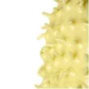 Мастурбатор Capsule 03 Kanoko желтый с мягкими шипами