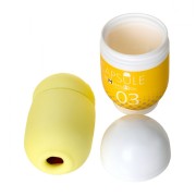 Мастурбатор Capsule 03 Kanoko желтый с мягкими шипами