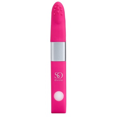 Ярко-розовый вибростимулятор Get Lucky USB Vibrator