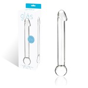 Стеклянный дилдо с реалистичной головкой