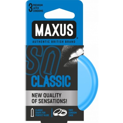 MAXUS Classic №3 Классические презервативы в железном кейсе